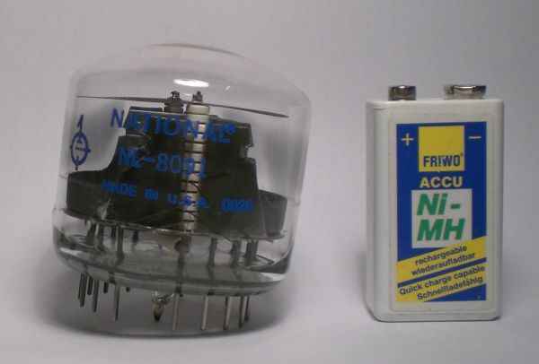 Die NL-8091 im Größenvergleich