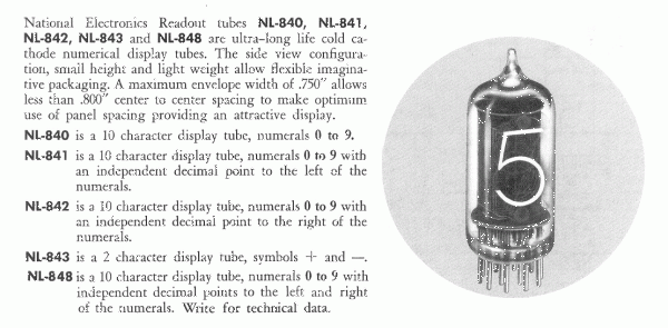 Datenblatt der NL-840