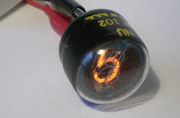 Die Ziffer 5 von der Seite