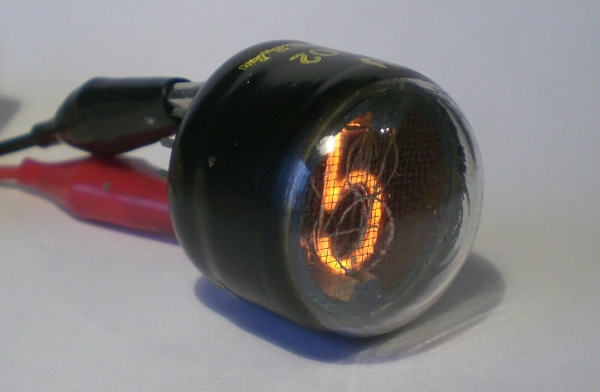 Die Ziffer 5 von der Seite