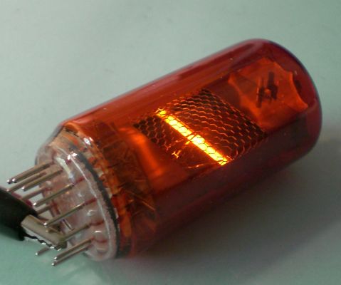 Das Leuchtbild von der Seite