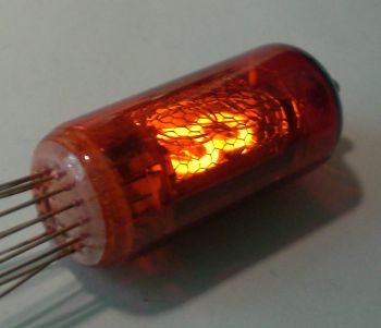 Das Leuchtbild von der Seite